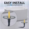 Freestanding Bathtub Drain Rough-In Kit Brass Tail Pipe