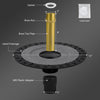 Freestanding Bathtub Drain Rough-In Kit Brass Tail Pipe