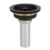 Kitchen Sink Drain Assembly with Drain Strainer for 3-1/2 inch opening, Stainless Steel Matte Black Finish