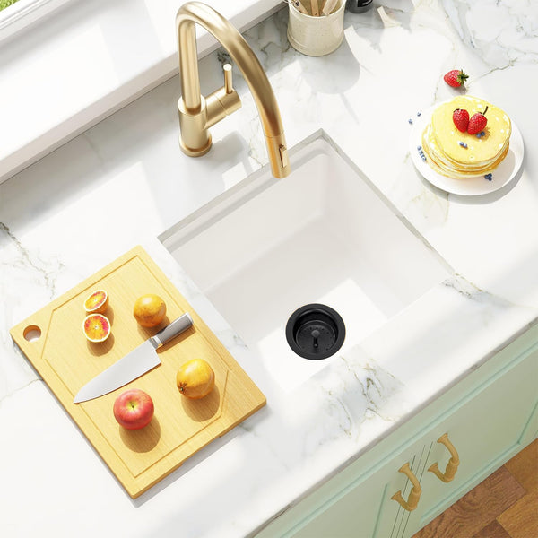 Kitchen Sink Drain Assembly with Drain Strainer for 3-1/2 inch opening, Stainless Steel Matte Black Finish