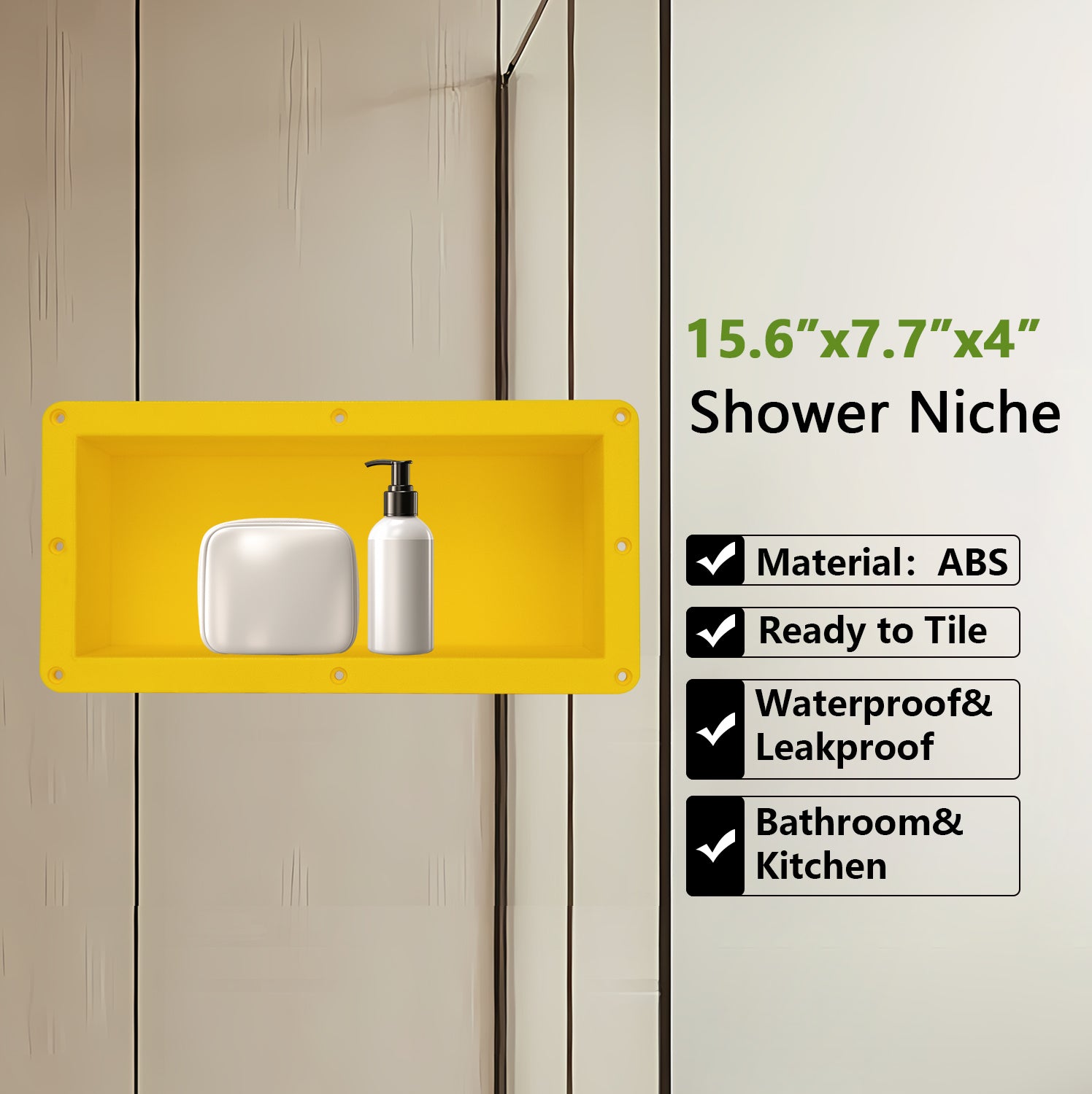 Shower Niche  Inside Dimension 14