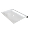 Acrylic Shower Base 48X36X5-1/2in Single Threshold and Center Drain in White