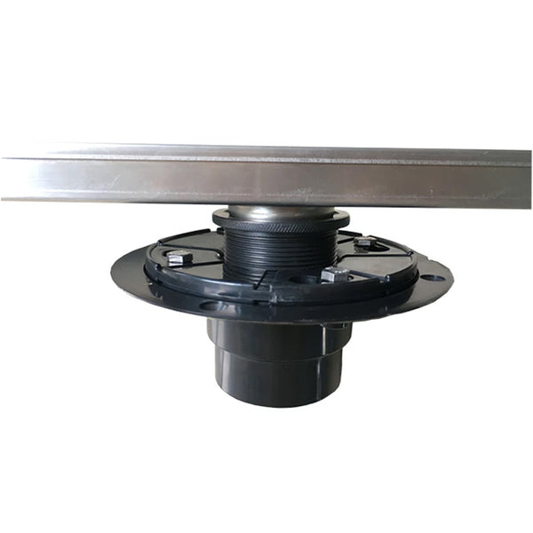 ABS Shower Drain Base With Adjustable Ring for Linear Drain UGDB002-ABS